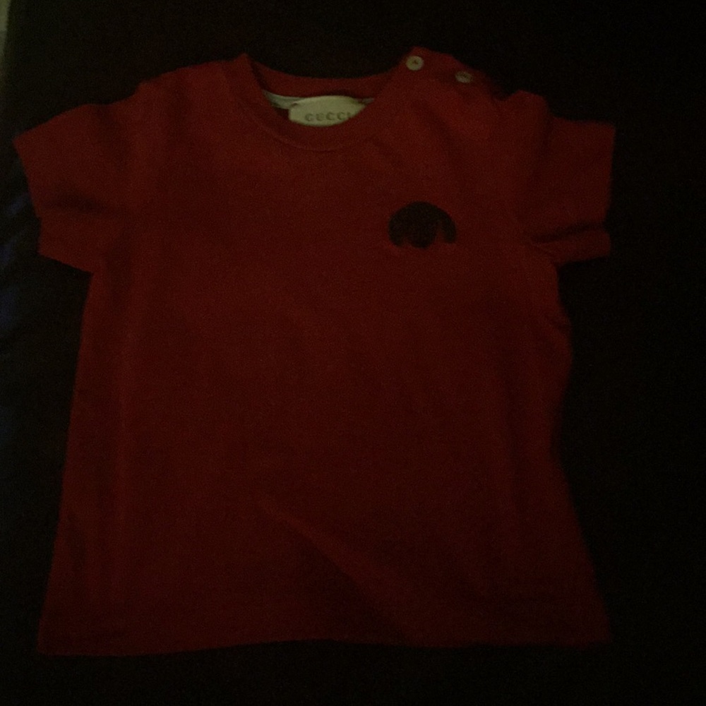 Gucci red toddler shirt